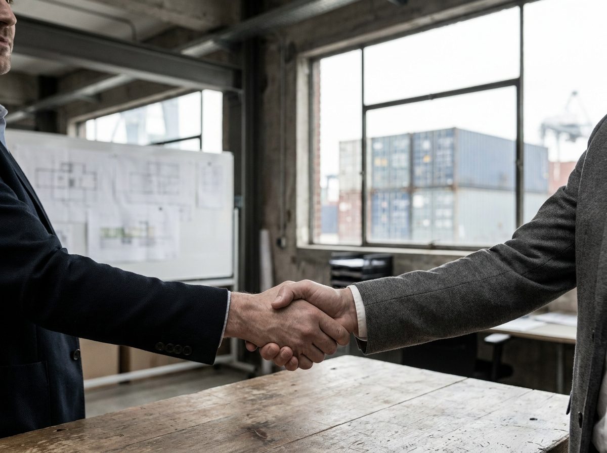 Commercial handoff confirming product delivery and distribution readiness