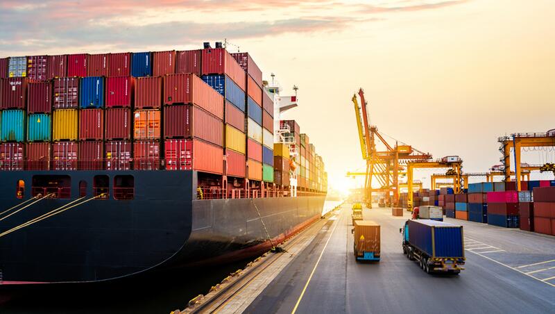 Port logistics operations